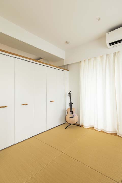 客室用で使用する南東の和室