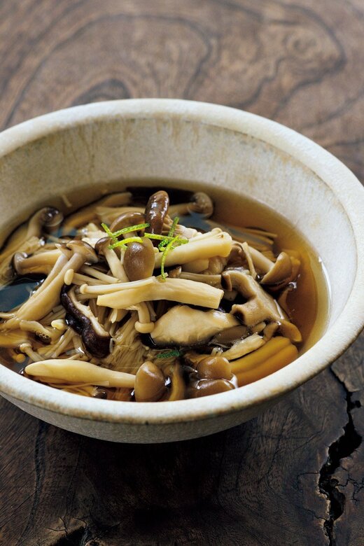 キノコのだしびたし