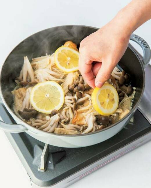 レモンを入れる