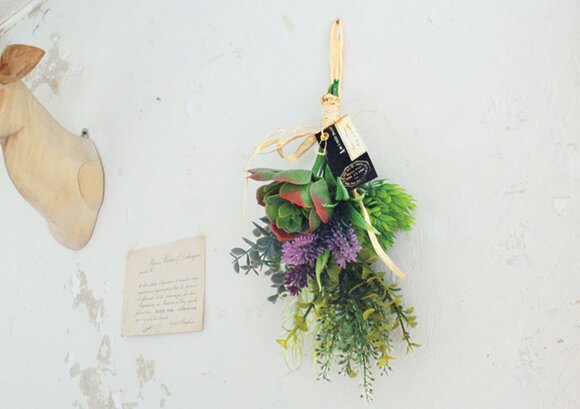 フェイクグリーンスワッグ