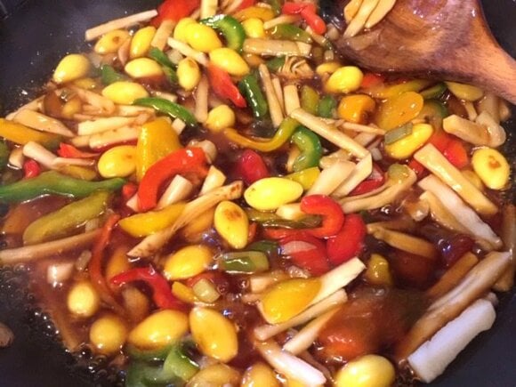 から揚げの甘酢あん