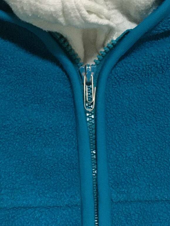 フリースにタオル