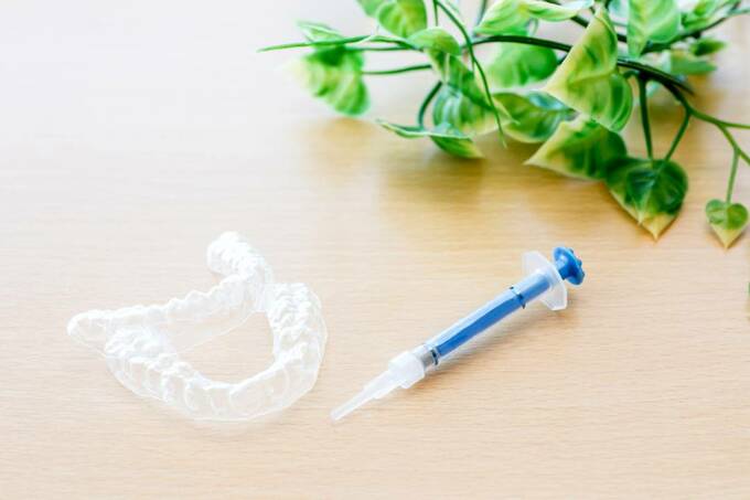 マウスピースと注射器