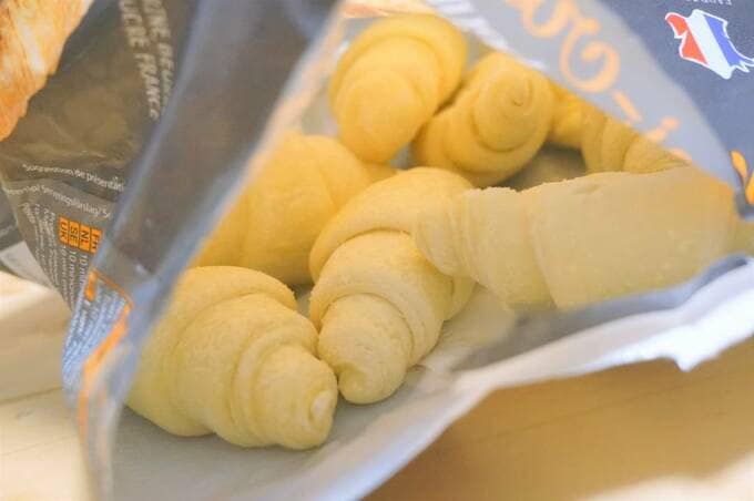 冷凍パン袋中身