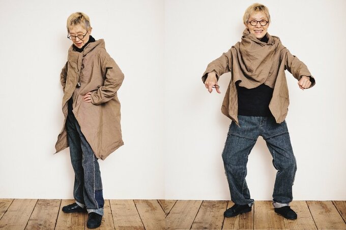 コートを着用している坂田さん