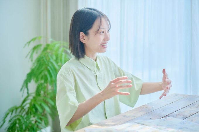 お話しする長谷川さん