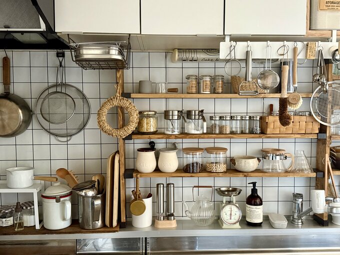 ERIさんキッチン壁面収納