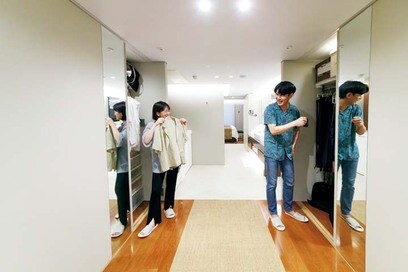 【マンションリノベ事例】まるでホテルみたい！非日常感ある見た目で、生活動線も絶妙な間取りに