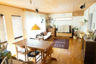 片付けは「朝の5分」で大丈夫。カゴに入れるだけなので苦にならない