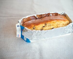 パウンドケーキ型を牛乳パックで代用