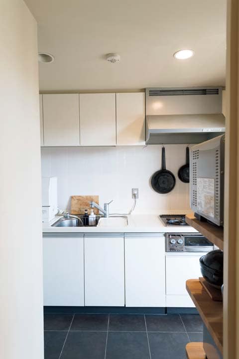 既存のものをそのまま再利用したキッチン