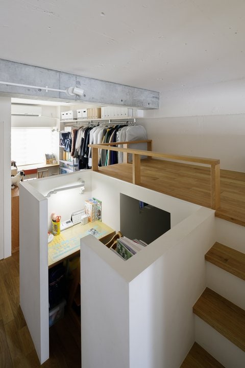 長男用のスタディスペース