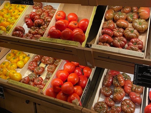 フランスのスーパーの棚