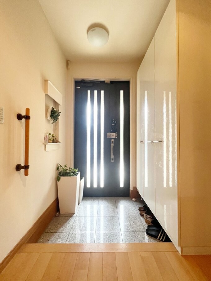 きれいに片づいた玄関