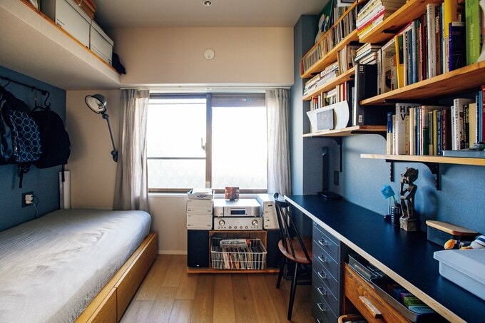 夫の趣味部屋も兼ねた個室