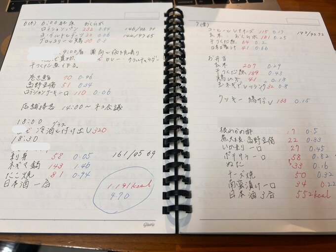 塩分チェックノート