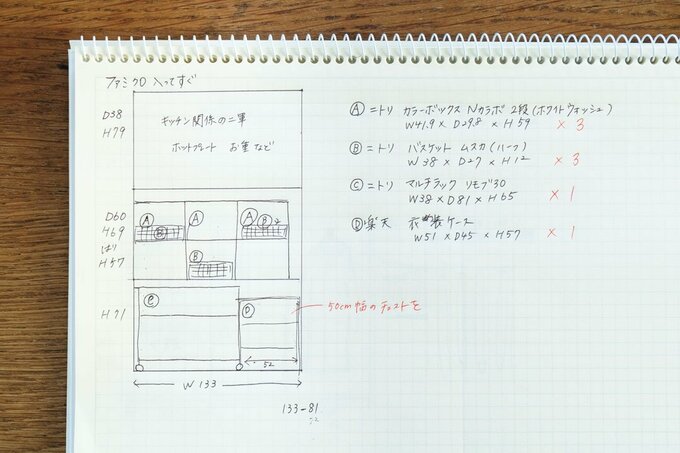 棚アイテム計画書