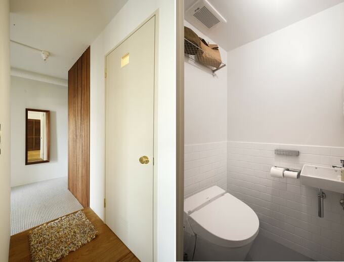 水まわりはサブウェイタイル