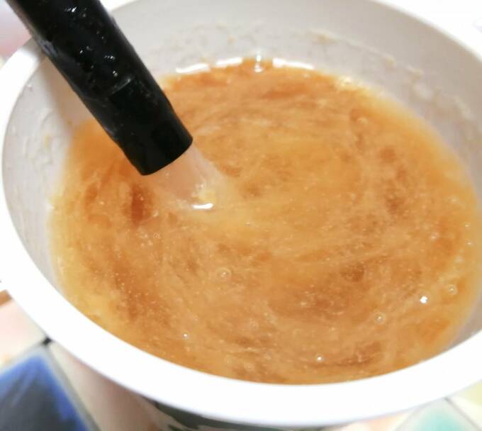 わらびもちも飲みものですの中身