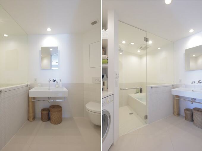 外国のホテル風サニタリー