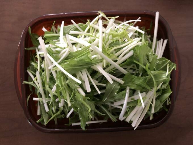 温野菜メーカーにミズナ