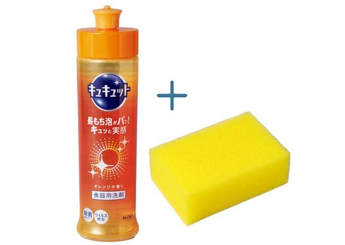 洗剤とスポンジ