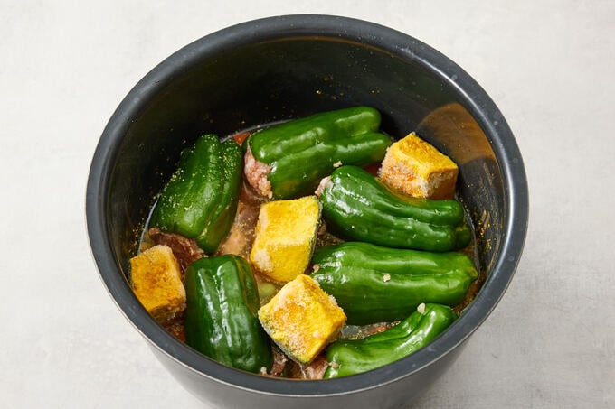 炊飯器カレーピラフ