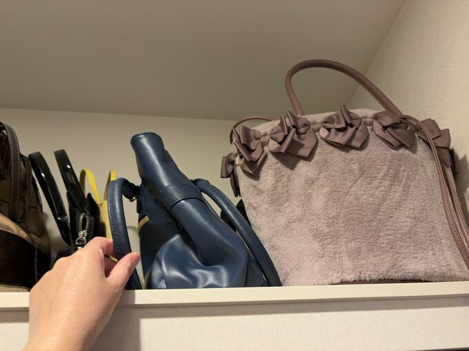 手が届きにくい高さで取りづらいのが悩み