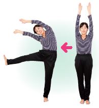 ばんざいくびれ作り