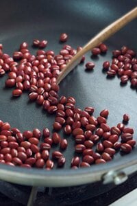 小豆炒るビフォー