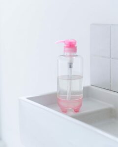 洗剤を最後まで使いきれるポンプボトル