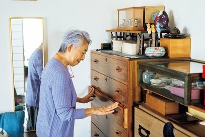 70代で取捨選択したインテリア。使わなくなっても捨てずにひと工夫
