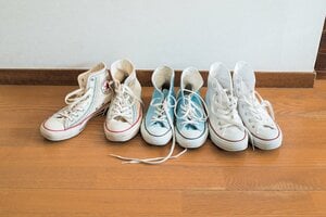気に入ったものは色、柄違いでそろえる