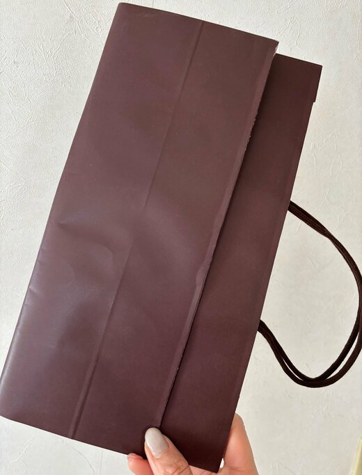 写真：床起き紙袋