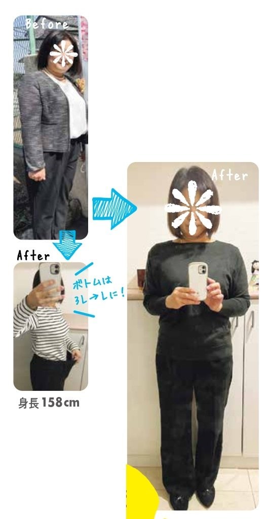 身長158cmで16kgやせたサワさん