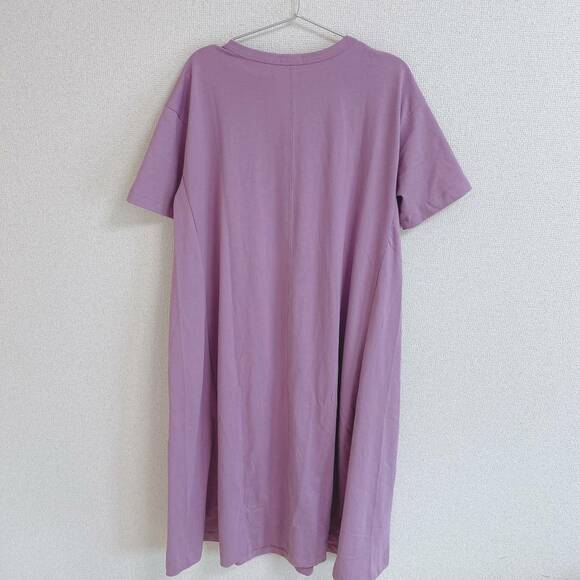 Aラインワンピースうしろ