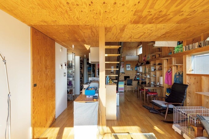 針葉樹をメインにした生活空間