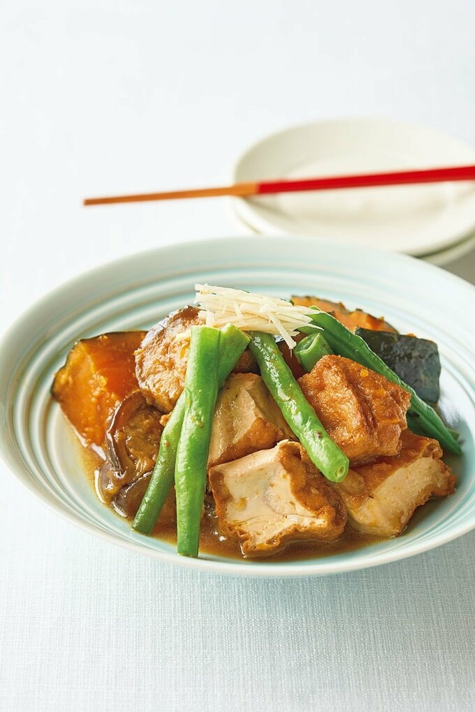 夏野菜と厚揚げの合わせ煮