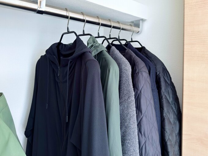 羽織りはオールシーズン6着です