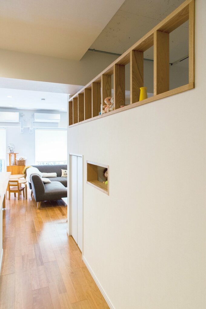廊下側から見たロフト