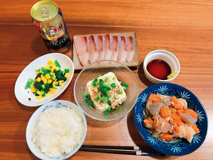 カンパチの刺身