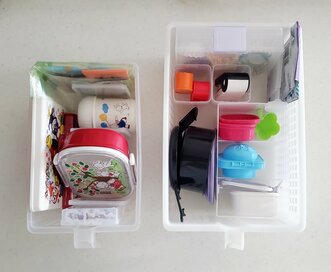 お弁当グッズの収納はセリアにおまかせ！100円で朝がグッとラクに