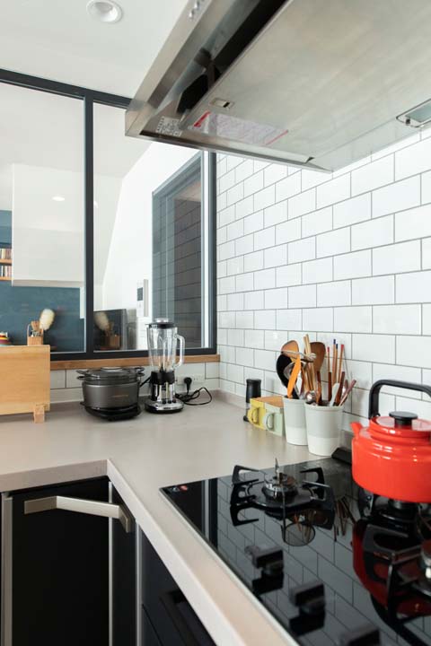 コンロと調理スペース