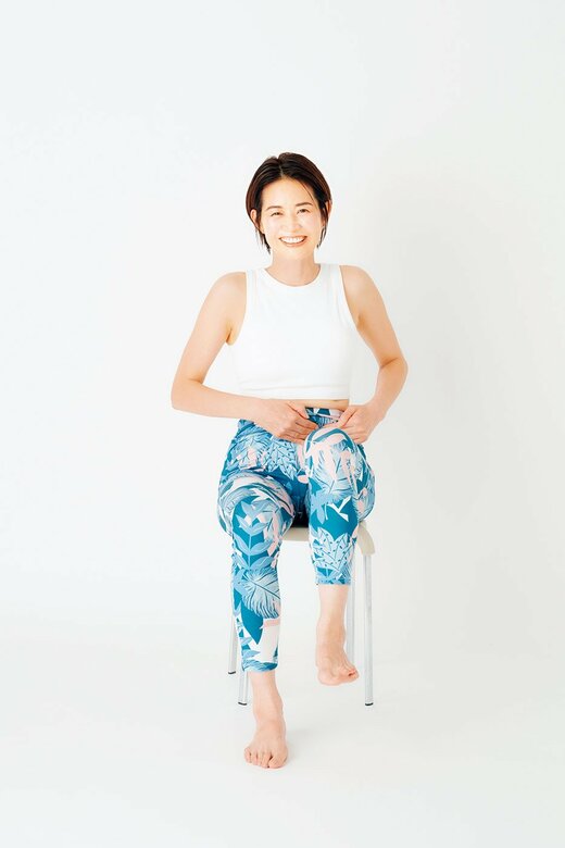 もも上げストレッチの手順3の姿勢