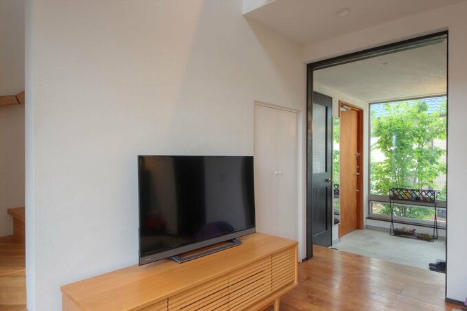 リビングと玄関のつながり