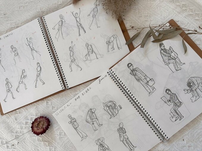 三條さんのスケッチ