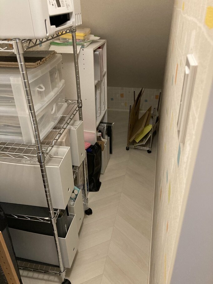 収納スペースの中の様子