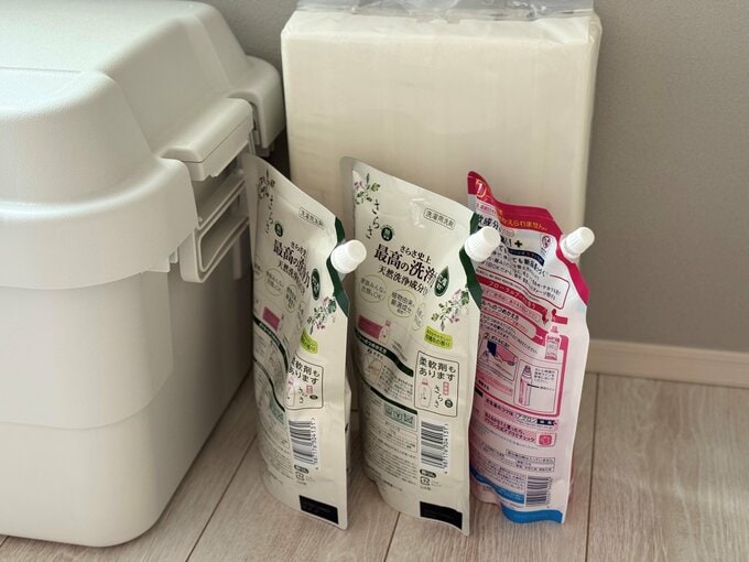 洗剤の詰め替え