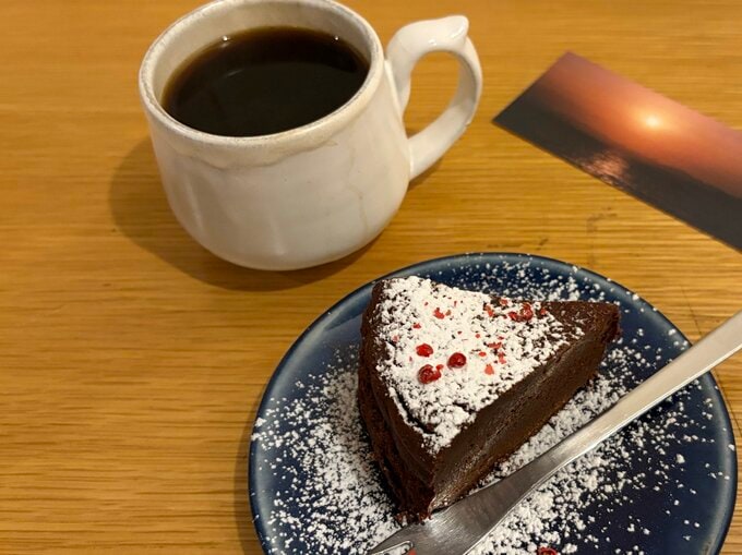 夜カフェは、自家焙煎のお店を事前にリサーチ