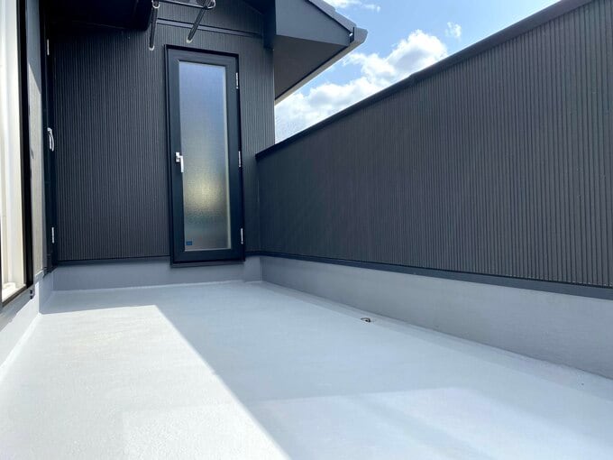 殺風景なベランダ